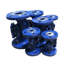 Peças de válvulas personalizadas Blue Cast Iron Valve Part